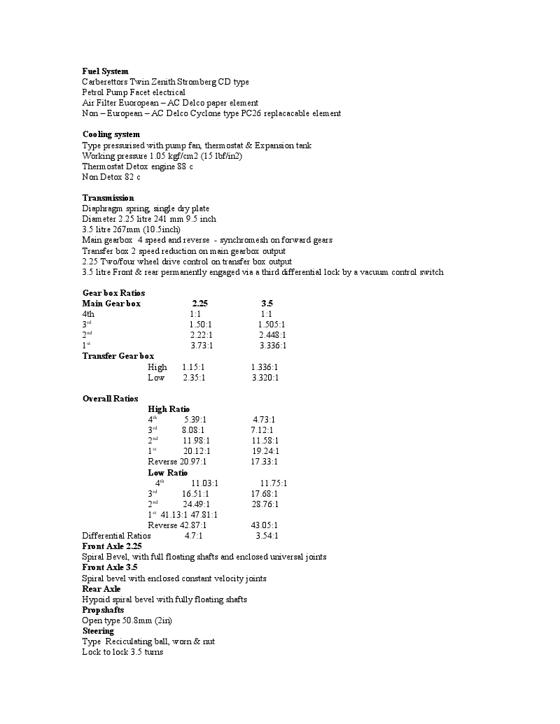 technical-specifications-land-rover-series-32